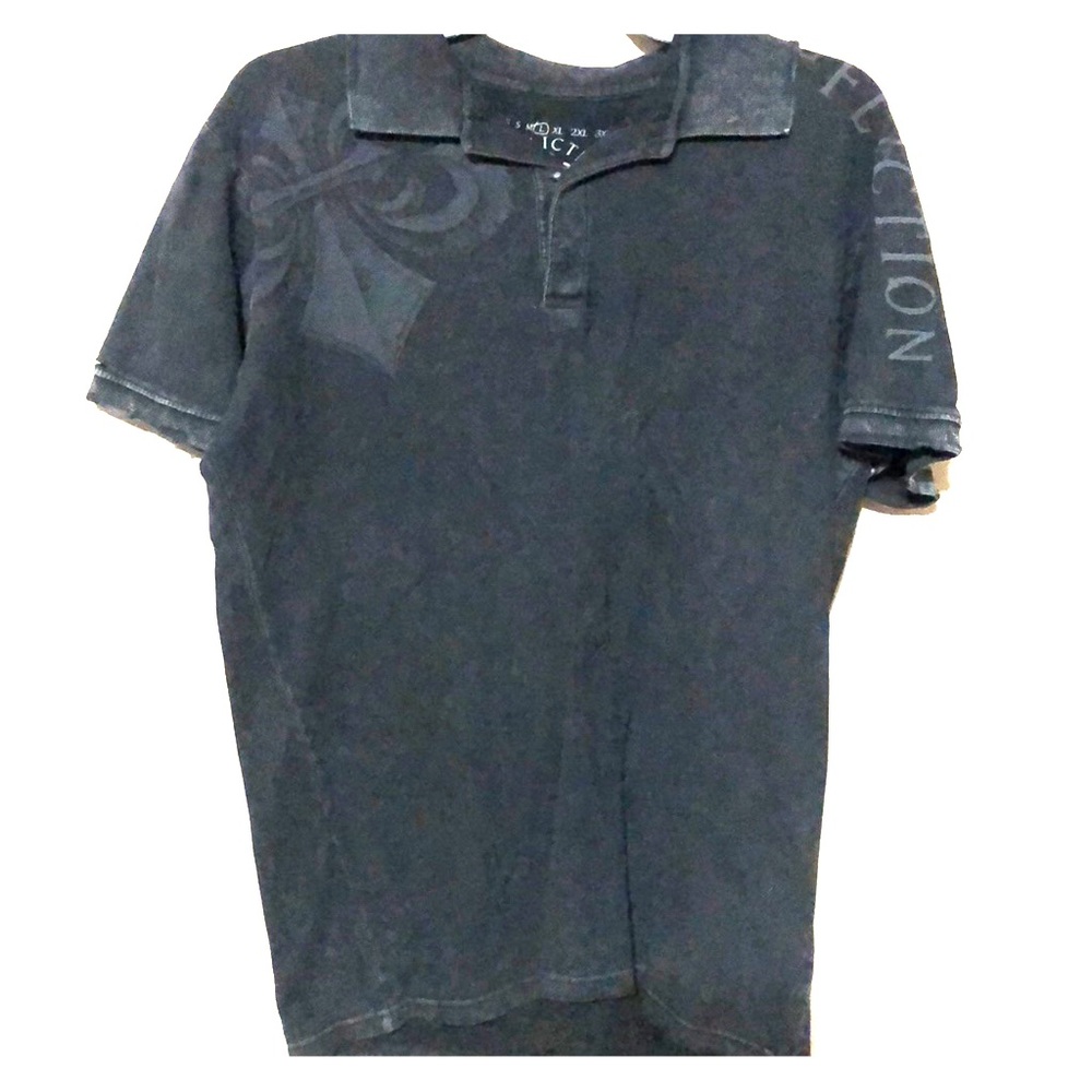 Distressed Affliction Polo shirt
